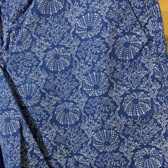 Old Navy Chino Blue Nautical Shells Coral Life Shorts Size 0 - Picture 4 of 7